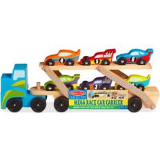 Madera Coches Melissa & Doug Mega Race Car Carrier