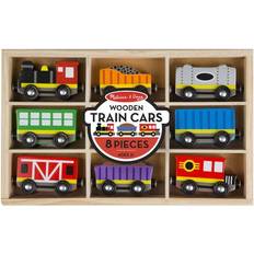 Wooden Toys Toy Vehicles Melissa & Doug Wooden Train Cars