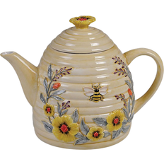 Handwash Teapots Certified International Bee Sweet 3-D Beehive Teapot Teapot 32fl oz 0.248gal