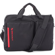 Shoulder Strap Computer Bags Swiss Mobility Stride Executive Briefcase - Black
