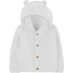 Organic/Recycled Materials Cardigans Carter's Hooded Cardigan - White