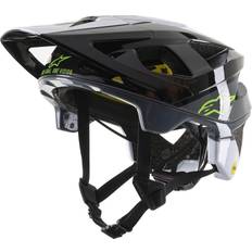 Alpinestars Vector Tech Pilot Casco CE Black/yellow Fluo/red Glossy