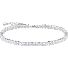 Thomas Sabo Tennis Bracelet - Silver/Transparent