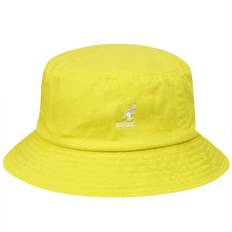 Femme - Jaune Chapeaux Kangol Washed Bucket Hat Unisex - Lemon Sorbet