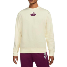 Nike swoosh sweatshirt Nike Sportswear Swoosh League Fleece Crew Sweatshirt - Coconut Milk