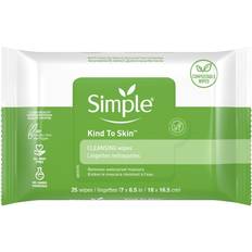 Facial Skincare Simple Kind To Skin Micellar Makeup Remover Wipes 25-pack