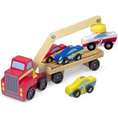 Wooden Toys Toy Vehicles Melissa & Doug Magnetic Car Loader