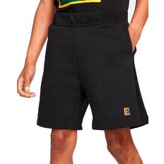 Nike Court Fleece Tennis Shorts - Black