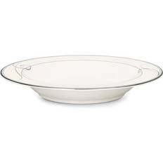 Silver Soup Bowls Noritake Platinum Wave Pasta Bowl Soup Bowl 30fl oz 10.5" 0.232gal