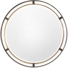 Iron Mirrors Uttermost Carrizo Wall Mirror 36x36"