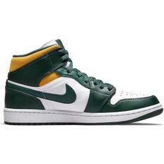 Nike Air Jordan 1 Mid M - Noble Green/White/Pollen