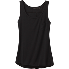 Pockets Tank Tops Prana Foundation Scoop Neck Tank - Black