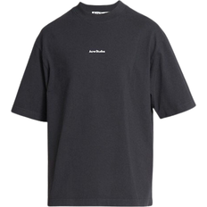 Acne Studios Men's Extorr Stamp Logo T-Shirt - Black