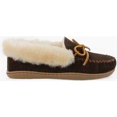 Women Moccasins Minnetonka Alpine Sheepskin Moc W - Chocolate