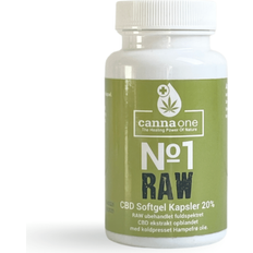 CannaOne CBD-olier CannaOne CBD Cannabis softgel Kapsler 2000mg 20% 60 stk