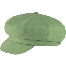 Kangol Ull Spitfire Oil Green Flat Cap - Grön