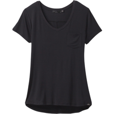 Prana Foundation Short Sleeve V-Neck - Black