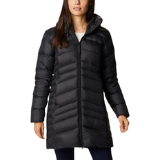 Columbia Women's Autumn Park Down Hooded Mid Jacket Plus - Black