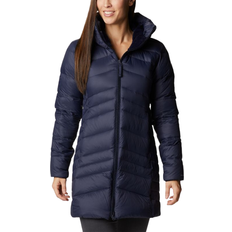 Columbia Women's Autumn Park Down Hooded Mid Jacket - Dark Nocturnal