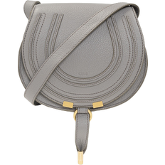 Chloé Handbags Chloé Marcie Mini Round Crossbody Bag - Cashmere Grey
