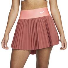 Nike Court Dri-FIT Advantage Pleated Tennis Skirt Women - Canyon Rust/Bleached Coral/White