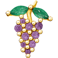 Thomas Sabo Charm Club Single Grape Ear Stud - Gold/Green/Purple