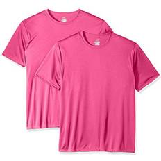 Fitness & Gym - Men - Pink Clothing Hanes Sport Cool Dri Performance T-shirt 2-pack Men - Wow Pink