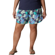 Columbia Women's Bogata Bay Stretch Printed Shorts Plus - Key West Lakeshore Flora