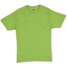Hanes Essential-T Short Sleeve T-shirt 4-pack - Lime