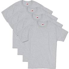 Hanes Essential-T Short Sleeve T-shirt 4-pack - Ash