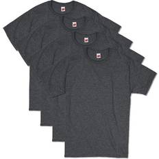 Hanes Essential-T Short Sleeve T-shirt 4-pack - Charcoal Heather