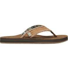 Cotton Flip-Flops Sanuk Fraid Not ST - Khaki