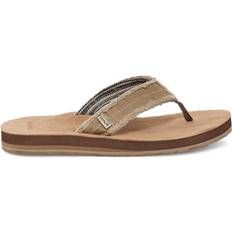 Brown Flip-Flops Sanuk Fraid Not ST - Natural