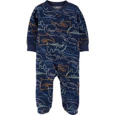 Carter's Crocodile ZIp-Up Cotton Sleep & Play - Navy (1M712910)