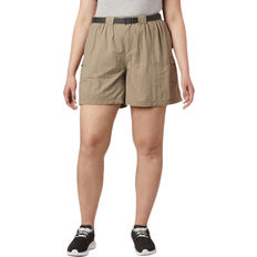 Brown - Women Shorts Columbia Women's Sandy River Cargo Shorts Plus - Tusk