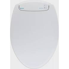 White Toilet Seats Brondell LumaWarm Round Heated Nightlight Round (L60-RW)