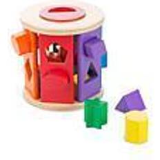 Melissa & Doug Classic Toy Match & Roll Shape Sorter