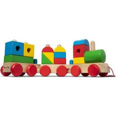 Metal Stacking Toys Melissa & Doug Jumbo Wooden Stacking Train Classic