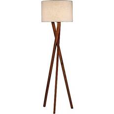 Wood Floor Lamps & Ground Lighting Adesso Brooklyn Floor Lamp