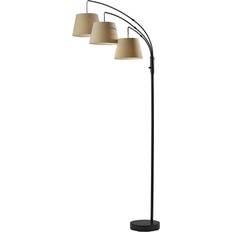 3 arm arc floor lamps Adesso 3-Arm Arc Floor Lamp