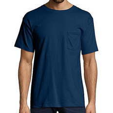 Hanes Beefy-T Pocket T-shirt Unisex - Navy