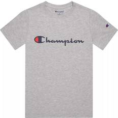 Champion Boys T-shirts Champion Big Kid's Classic Script Tee - Oxford Grey