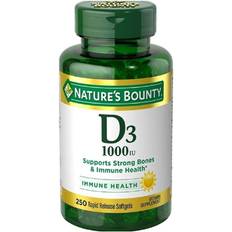 Nature's Bounty Vitamin D3 1000 IU High Potency 200 Softgels