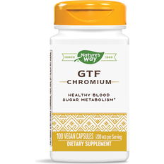 Natures Way Nature's Way GTF Chromium 200 mcg 100 Vegan Capsules 100 pcs