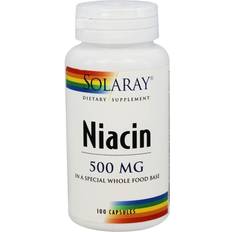 Niacin 500 Solaray Niacin 500 mg 100 VegCaps 100 pcs