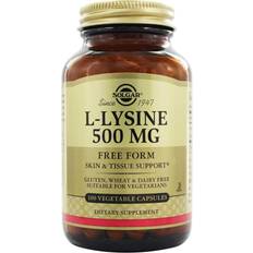 Vitamins & Supplements Solgar L-Lysine 500 mg 100 Vegetable Capsules