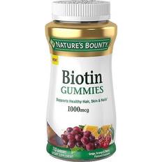 Natures Bounty Nature's Bounty Biotin Gummies Grape Orange & Cherry 1 000 mcg 110 Gummies