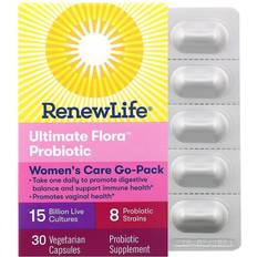 Vitamins & Supplements Renew Life Ultimate Flora Adult Everyday Go-Pack Probiotic, 15 Billion CFU 30.0 ea