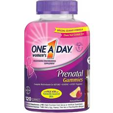 One-A-Day Women's Prenatal Gummies with Folic Acid Natural Fruit Flavors 120 Gummies