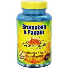 Nature's Life Bromelain and Papain 100 Vegetarian Capsules 100 pcs